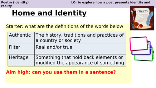 KS3 Poetry - Filter by Suma Subramaniam