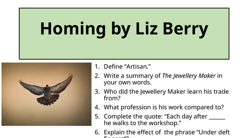 Worlds and Lives - Homing by Liz Berry