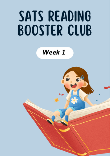 Year 6 SATs Reading Booster Resources