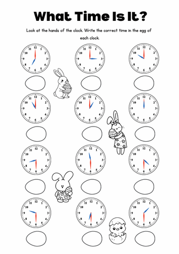 What Time Is It? Easter time