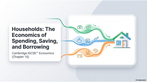 IGCSE Economics 0455 Chapter 16 Households (2027 syllabus)
