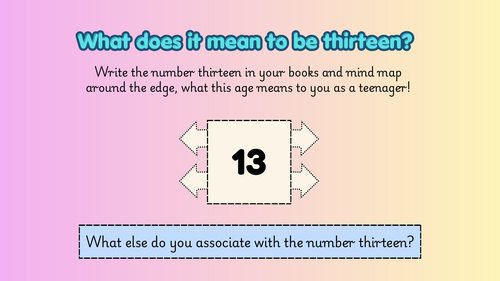 Thirteen by Caleb Femi (KS3 Lesson)