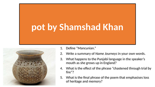 Worlds and Lives - pot by Shamshad Khan