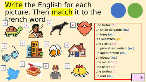 Family Unit Revision & Games