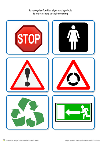 Road sign matching and recognising
