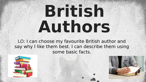 EN-Friendly PowerPoint: Using Language Through Colour – British Authors (Roald Dahl, Julia Donaldson