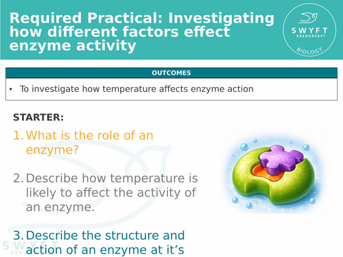 NEW WJEC (2026) GCSE Science - Required Practical: Enzymes