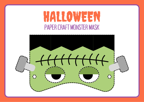Halloween Masks Craft Pack
