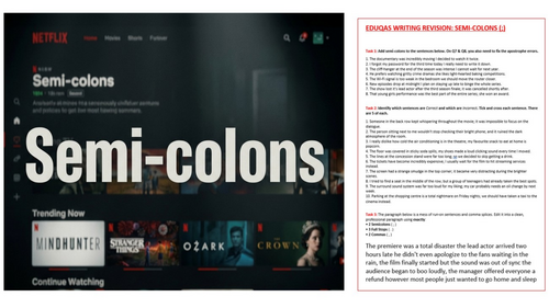 2026 POWER PUNCTUATION: Semi-Colons