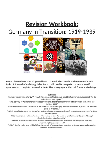 Eduqas Germany in Transition revision pack