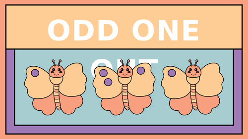 Learn to count PPT - Odd one out game