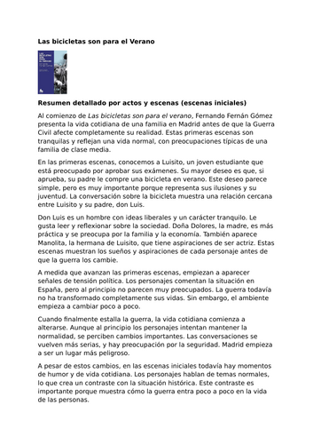 Las bicicletas son para el verano – Fernando Fernán Gómez - Opening Scenes