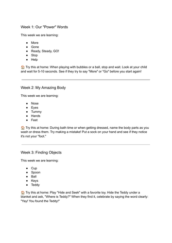 First 100 word intervention