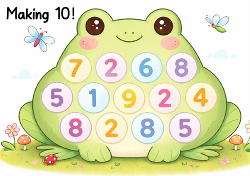Number Bonds to 10 Frog Game EYFS/ Primary 1