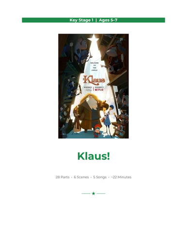 Klaus KS1 School Concert Script