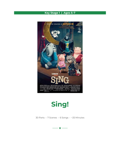 Sing KS1 School Concert Script