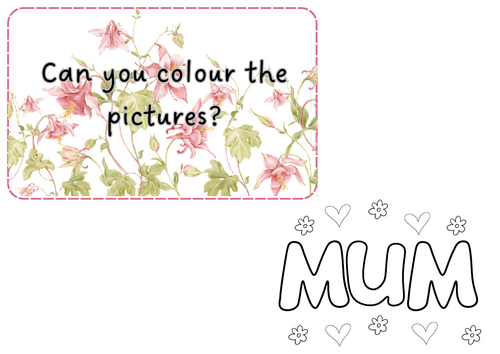 Mother's Day - colouring