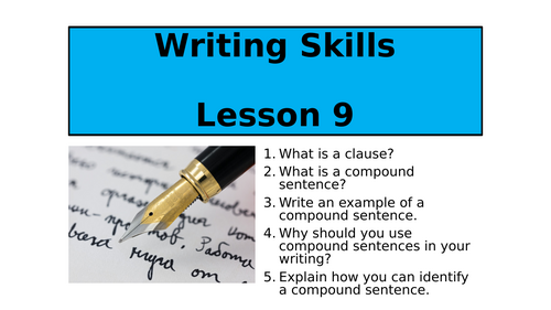 Writing Skills - Complex Sentences