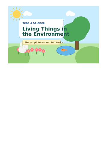 LIVING THINGS-YEAR 3