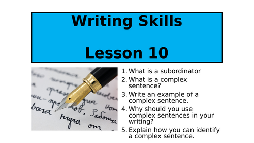 Writing Skills - Full Stops and Commas