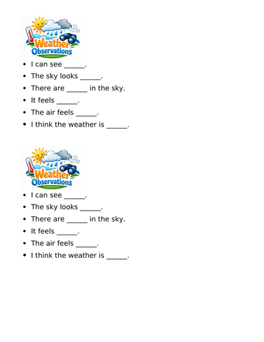 Year 2 - Geography - Investigating local weather