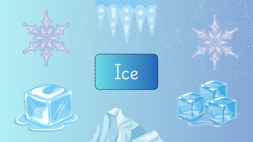 The Elements Creative Writing Lesson (Ice)
