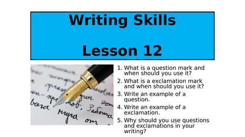 Writing Skills - Dashes