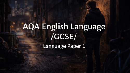 AQA GCSE English Language Paper 1 Lesson | Original Fiction Extract + Full Resource Pack | Q1–Q5 |