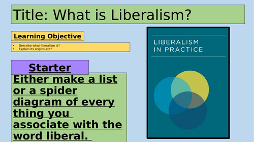 Politics - Ideologies - Liberalism