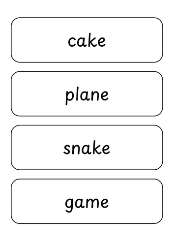 Split Digraph Real & Nonsense Word Bank