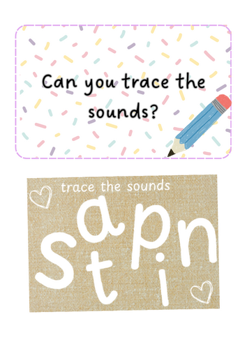 Phonics - Trace the sounds
