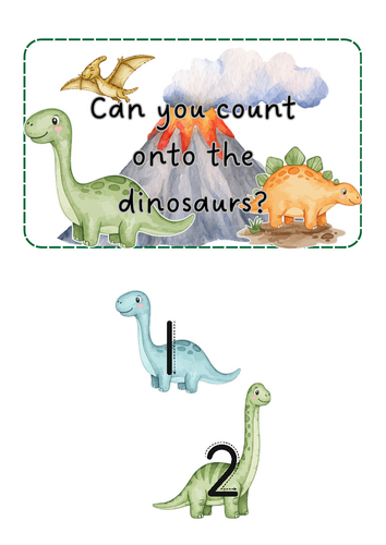Dinosaurs - Numbered dinosaurs