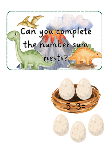 Dinosaurs - Nest sums