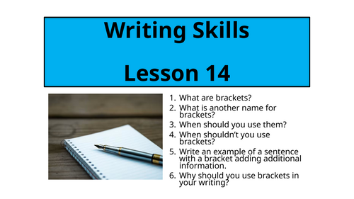Writing Skills - Ellipses