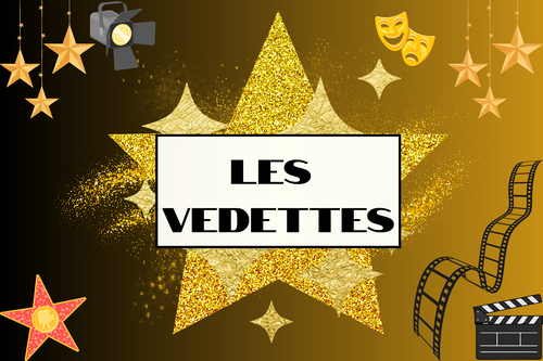 French classroom banner - Les vedettes (Star students)