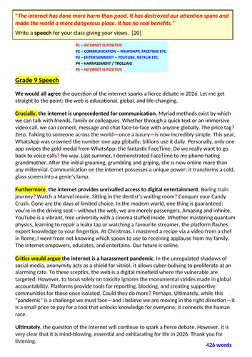 Eduqas Paper 2 Section B: The Complete Grade 9 Writing Bundle - All resources