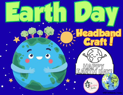 Earth Day Headband Craft | No-Prep Easy Print & Go Hat Activity