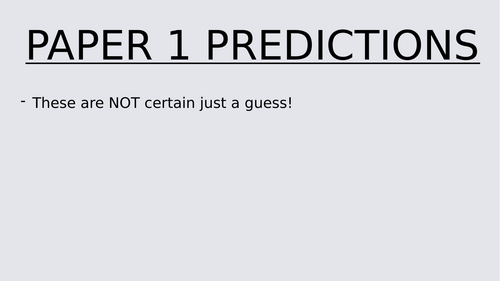 2026 AQA GCSE Geography predictions