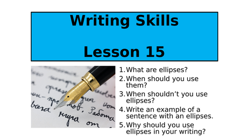 Writing Skills - Speech Marks