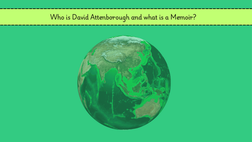 David Attenborough Lesson (KS3)