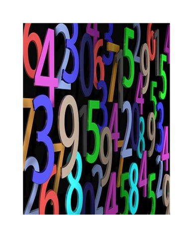 Number 1-10 in Latin