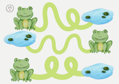 Fine motor - Frog/Lily Pad