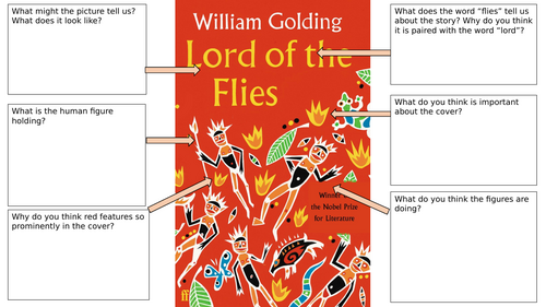 Lord Of The Flies Book Cover Worksheet