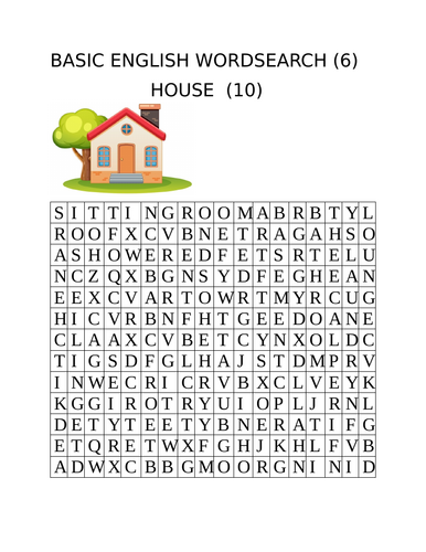 BASIC ENGLISH WORDSEARCH (9)        VEHICLES