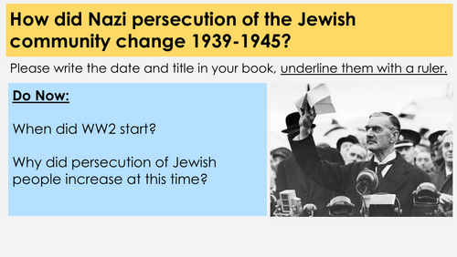 How Did Nazi Persecution Change 1939–1945? KS3 & GCSE Lesson | Final Solution, Ghettos & Auschwitz