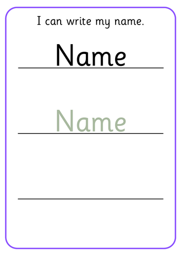 Transition - Editable name writing
