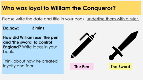 Who Was Loyal to William the Conqueror? KS3/GCSE Norman Conquest Lesson | Winners & Losers (1066)