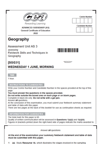 CCEA AS Unit 3 Predicted Paper 2026