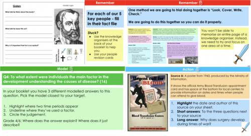 Medicine Through Time GCSE Revision Lesson PowerPoint (AQA 9–1) – Full Workbook Companion