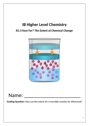 IB Chemistry (2025) R2.3 How Far?
